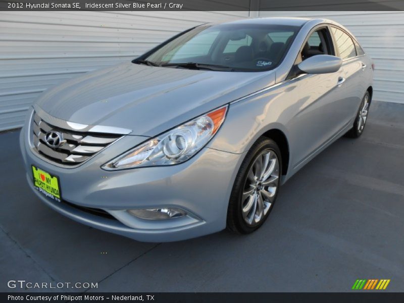 Iridescent Silver Blue Pearl / Gray 2012 Hyundai Sonata SE