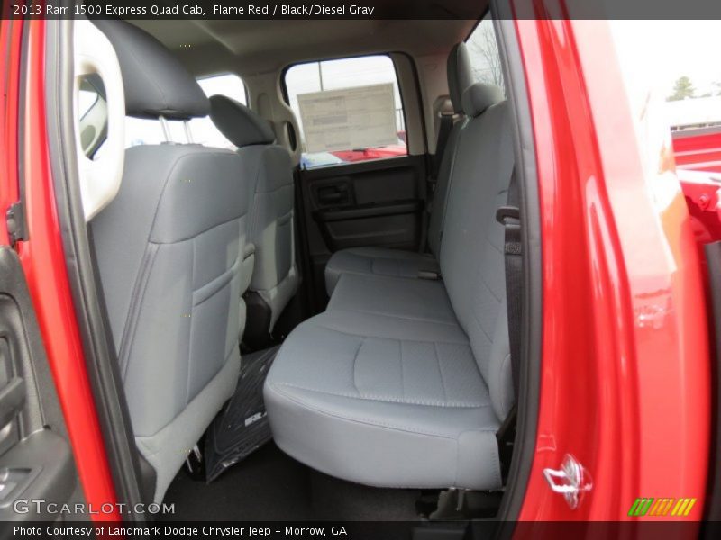 Rear Seat of 2013 1500 Express Quad Cab