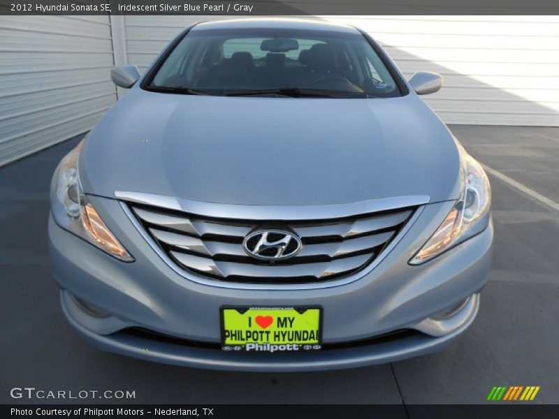 Iridescent Silver Blue Pearl / Gray 2012 Hyundai Sonata SE
