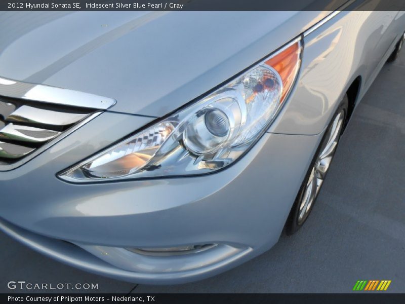 Iridescent Silver Blue Pearl / Gray 2012 Hyundai Sonata SE
