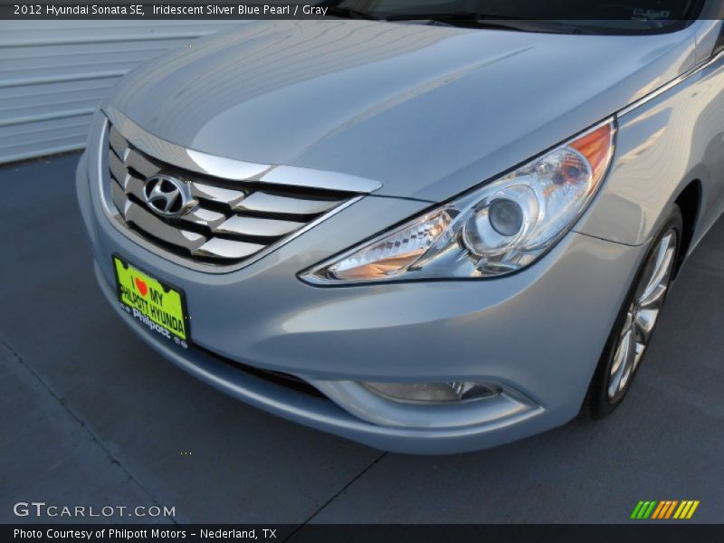 Iridescent Silver Blue Pearl / Gray 2012 Hyundai Sonata SE