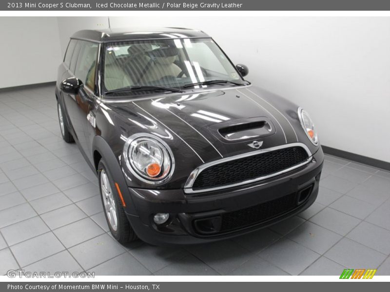 Iced Chocolate Metallic / Polar Beige Gravity Leather 2013 Mini Cooper S Clubman