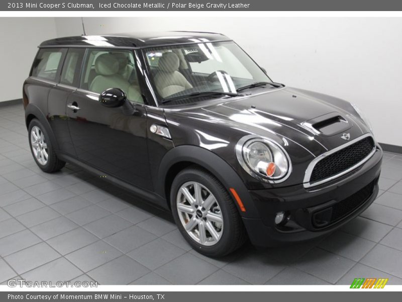 Iced Chocolate Metallic / Polar Beige Gravity Leather 2013 Mini Cooper S Clubman