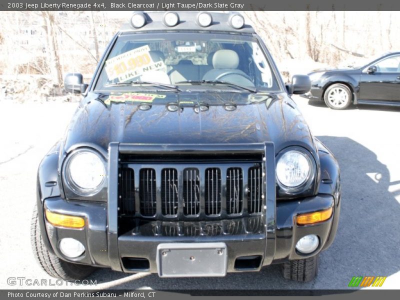 Black Clearcoat / Light Taupe/Dark Slate Gray 2003 Jeep Liberty Renegade 4x4
