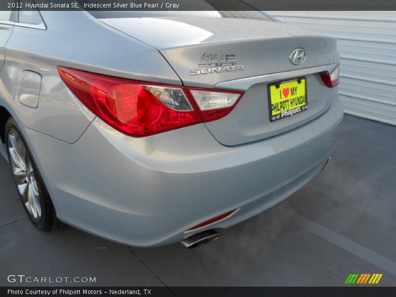 Iridescent Silver Blue Pearl / Gray 2012 Hyundai Sonata SE