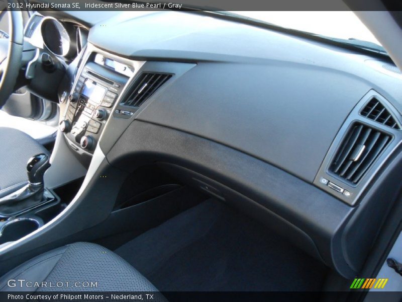 Iridescent Silver Blue Pearl / Gray 2012 Hyundai Sonata SE