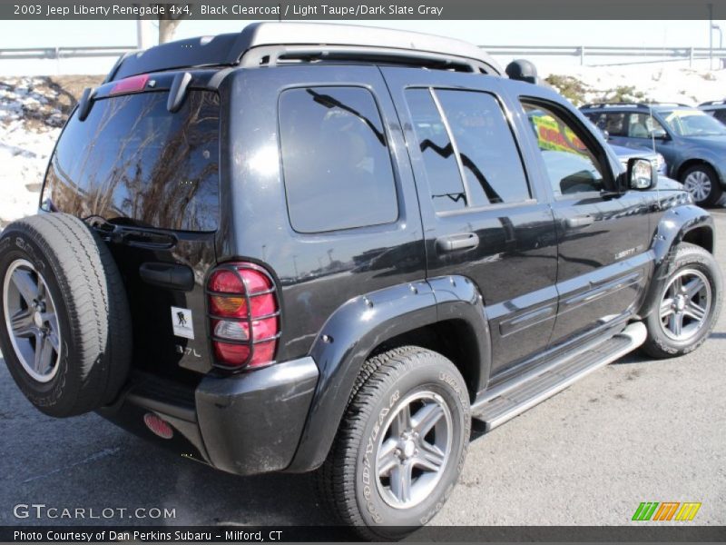 Black Clearcoat / Light Taupe/Dark Slate Gray 2003 Jeep Liberty Renegade 4x4