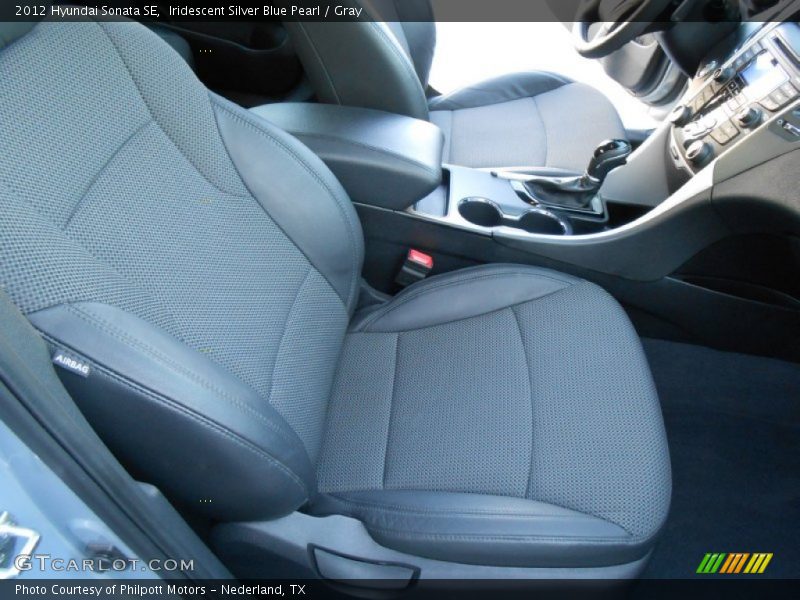 Front Seat of 2012 Sonata SE