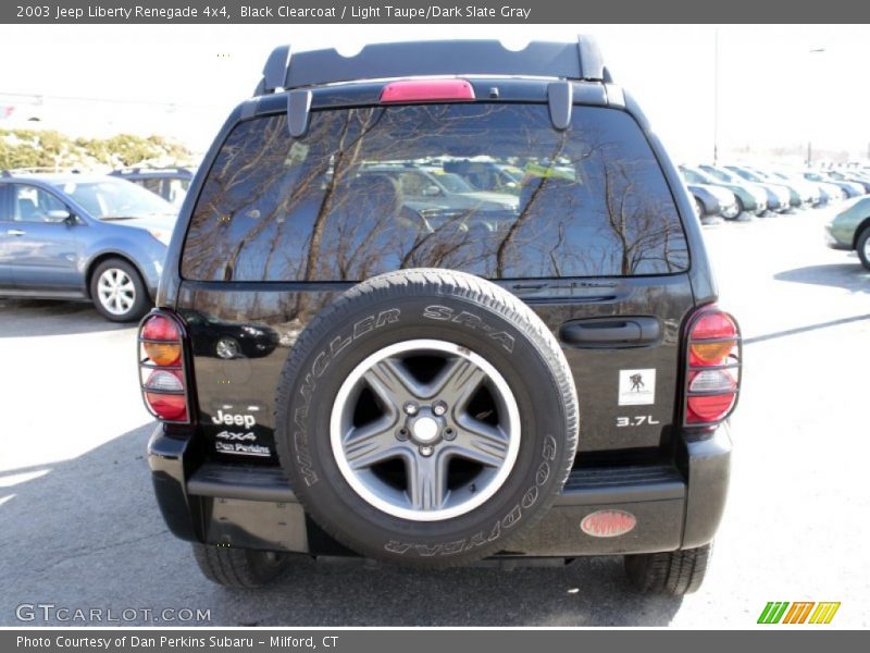 Black Clearcoat / Light Taupe/Dark Slate Gray 2003 Jeep Liberty Renegade 4x4