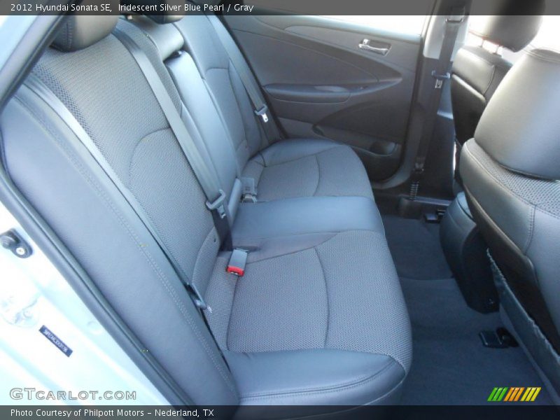 Rear Seat of 2012 Sonata SE