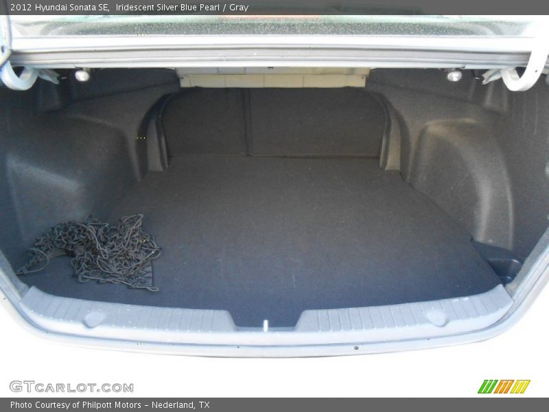  2012 Sonata SE Trunk
