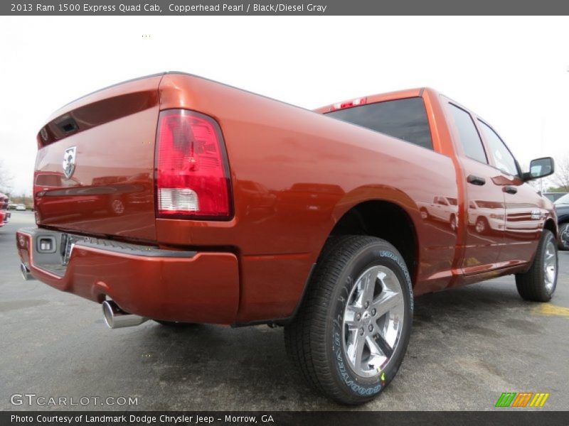 Rear 3/4 View - 2013 Ram 1500 Express Quad Cab