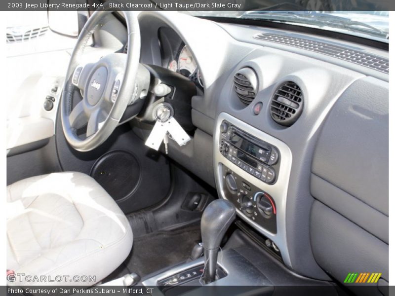 Black Clearcoat / Light Taupe/Dark Slate Gray 2003 Jeep Liberty Renegade 4x4