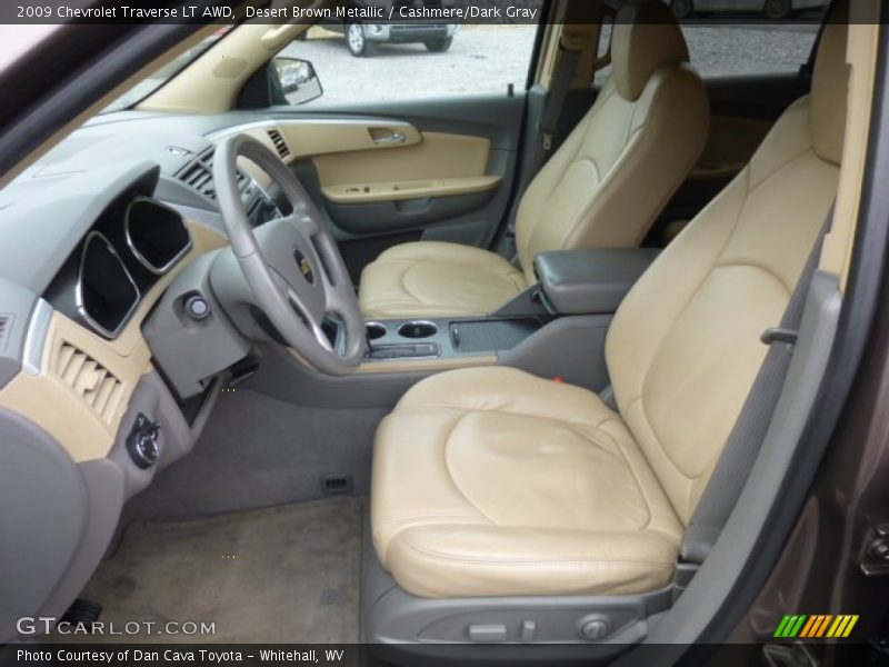 Front Seat of 2009 Traverse LT AWD