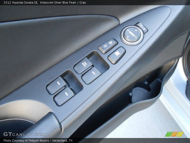 Iridescent Silver Blue Pearl / Gray 2012 Hyundai Sonata SE