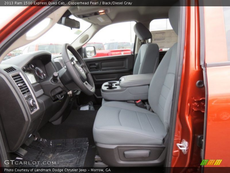  2013 1500 Express Quad Cab Black/Diesel Gray Interior