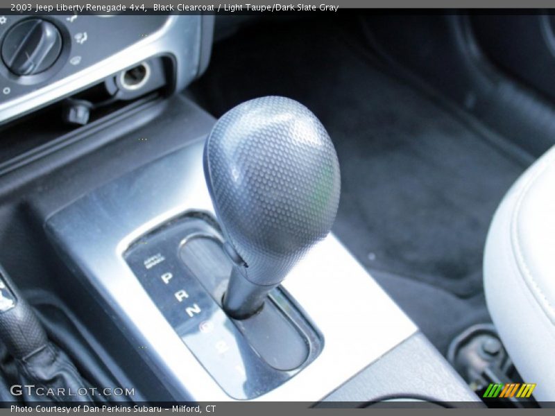 Black Clearcoat / Light Taupe/Dark Slate Gray 2003 Jeep Liberty Renegade 4x4