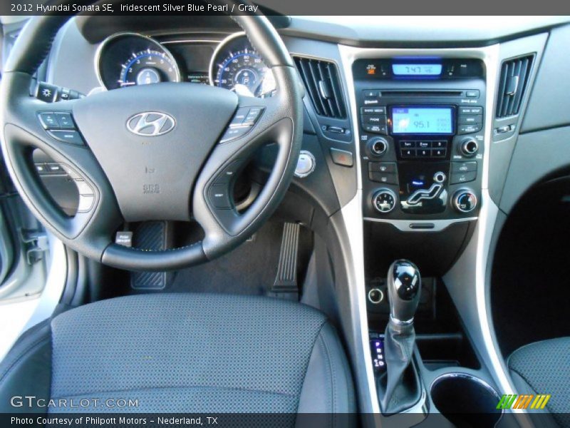 Iridescent Silver Blue Pearl / Gray 2012 Hyundai Sonata SE