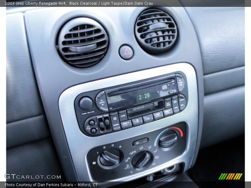 Black Clearcoat / Light Taupe/Dark Slate Gray 2003 Jeep Liberty Renegade 4x4