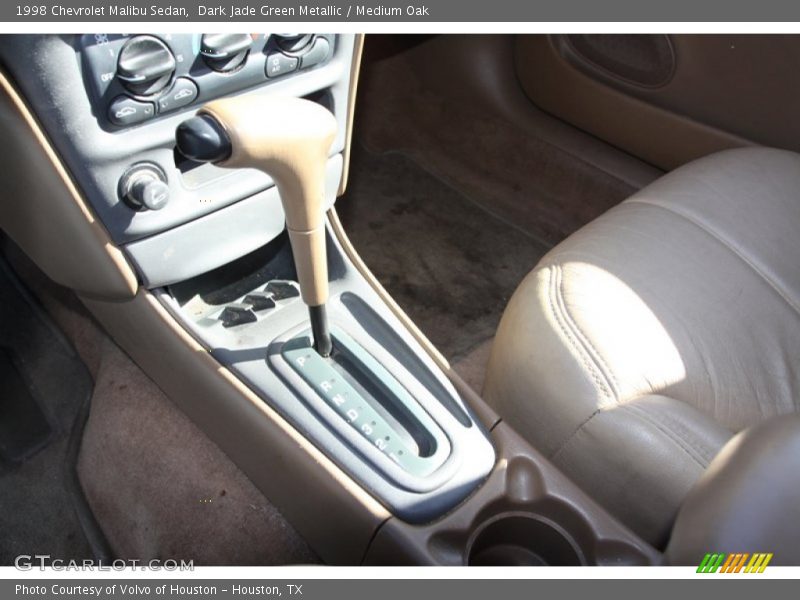 Dark Jade Green Metallic / Medium Oak 1998 Chevrolet Malibu Sedan
