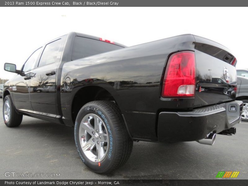 Black / Black/Diesel Gray 2013 Ram 1500 Express Crew Cab