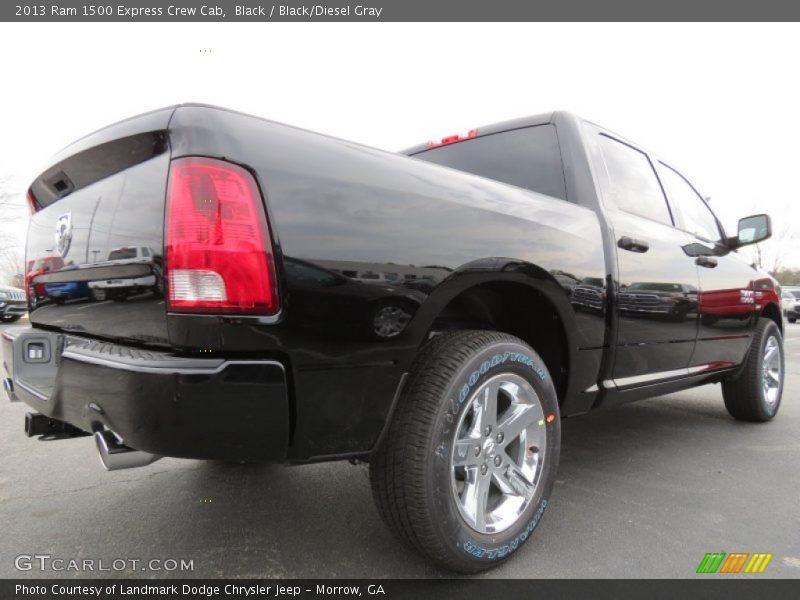 Black / Black/Diesel Gray 2013 Ram 1500 Express Crew Cab