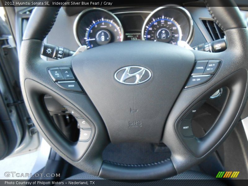 Iridescent Silver Blue Pearl / Gray 2012 Hyundai Sonata SE