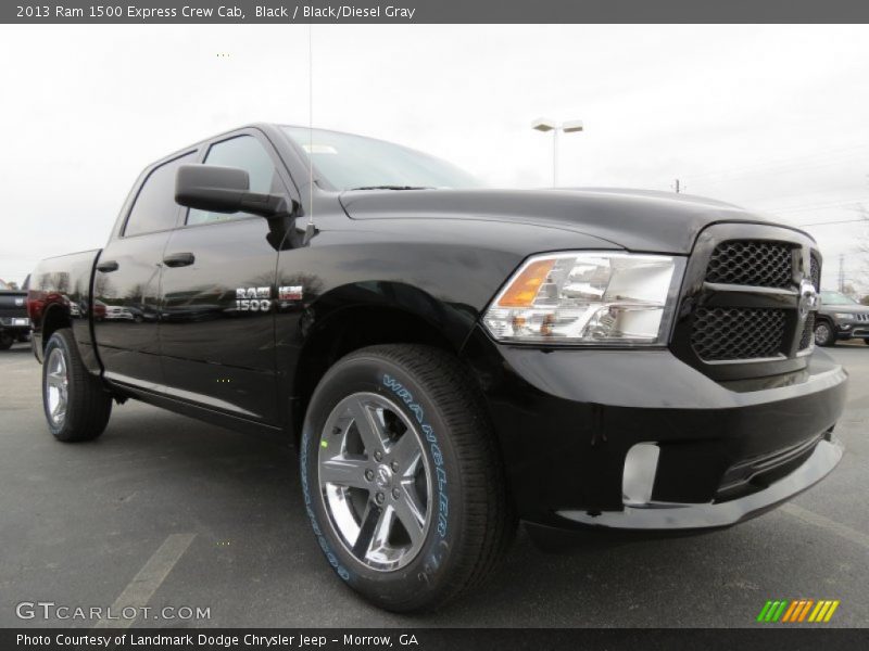Black / Black/Diesel Gray 2013 Ram 1500 Express Crew Cab