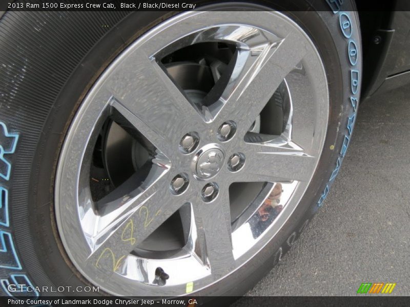 Black / Black/Diesel Gray 2013 Ram 1500 Express Crew Cab