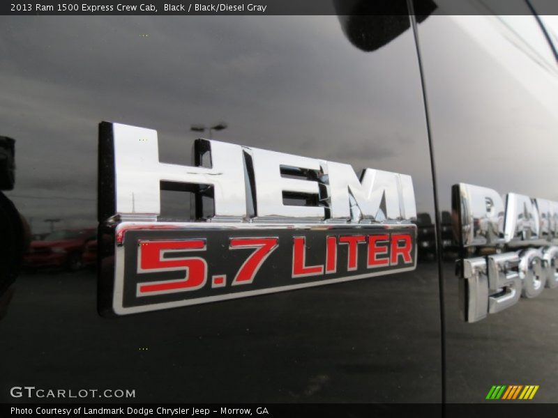 Black / Black/Diesel Gray 2013 Ram 1500 Express Crew Cab