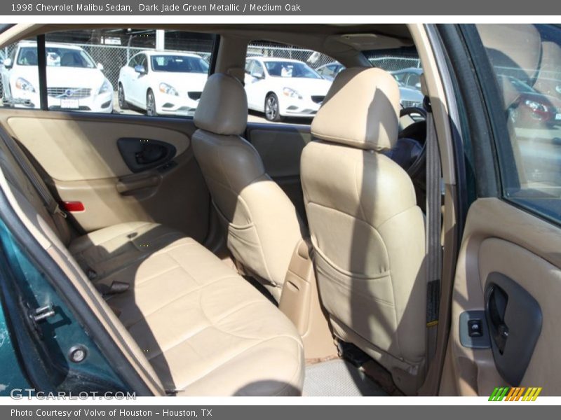 Dark Jade Green Metallic / Medium Oak 1998 Chevrolet Malibu Sedan
