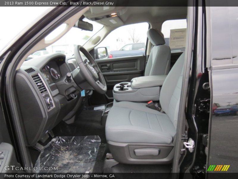 Black / Black/Diesel Gray 2013 Ram 1500 Express Crew Cab