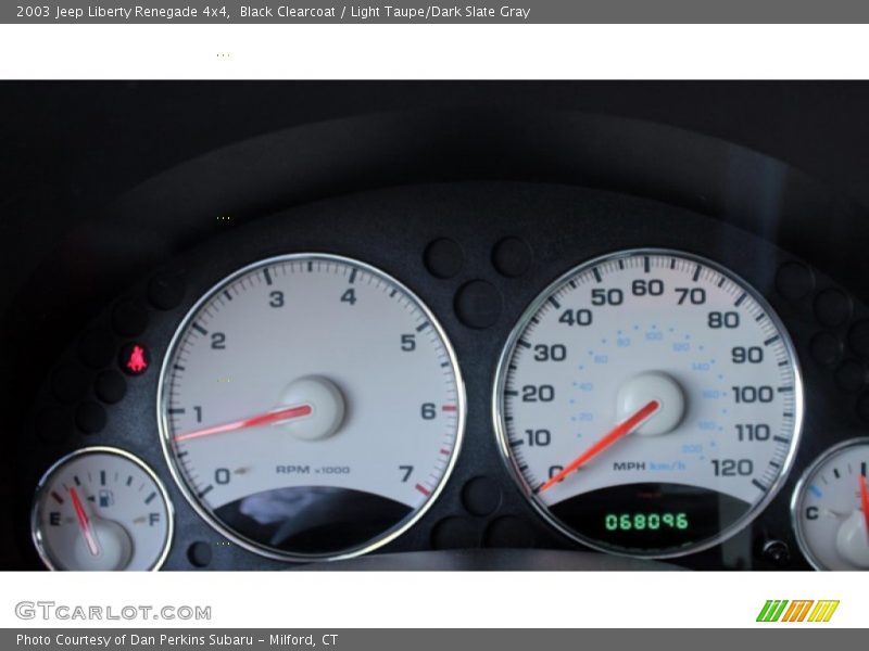 Black Clearcoat / Light Taupe/Dark Slate Gray 2003 Jeep Liberty Renegade 4x4
