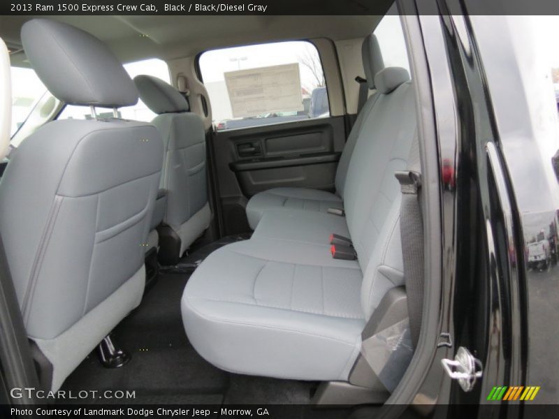 Black / Black/Diesel Gray 2013 Ram 1500 Express Crew Cab