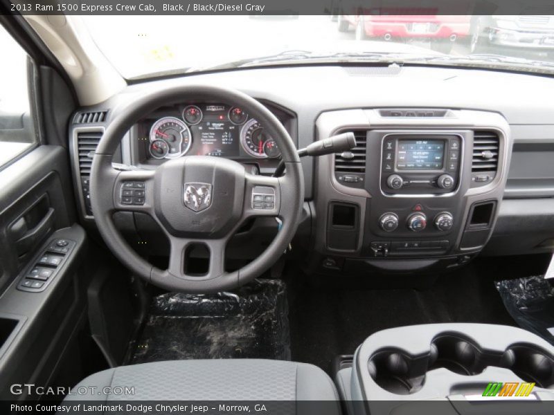 Black / Black/Diesel Gray 2013 Ram 1500 Express Crew Cab