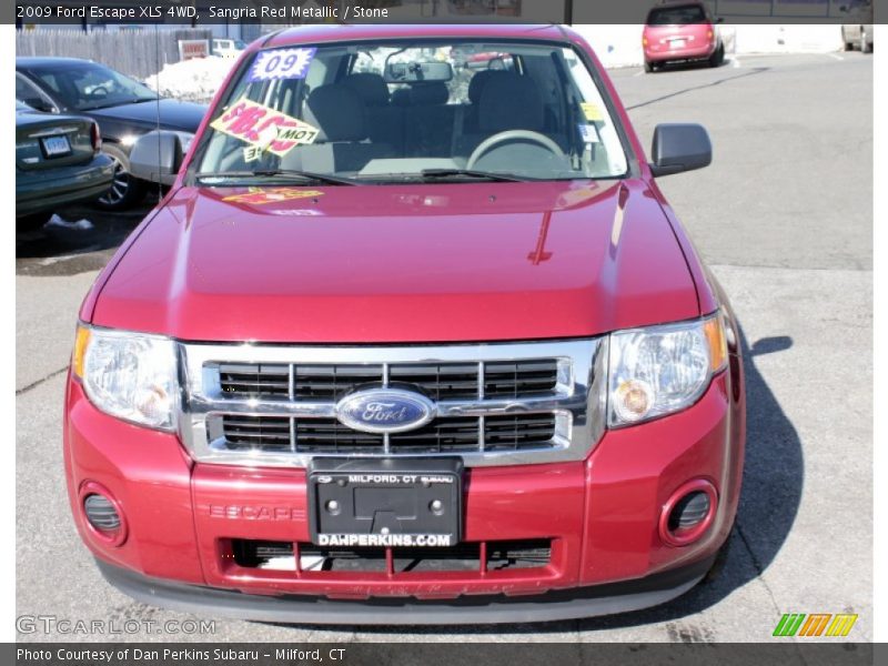 Sangria Red Metallic / Stone 2009 Ford Escape XLS 4WD