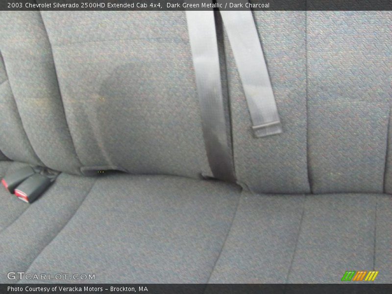Dark Green Metallic / Dark Charcoal 2003 Chevrolet Silverado 2500HD Extended Cab 4x4