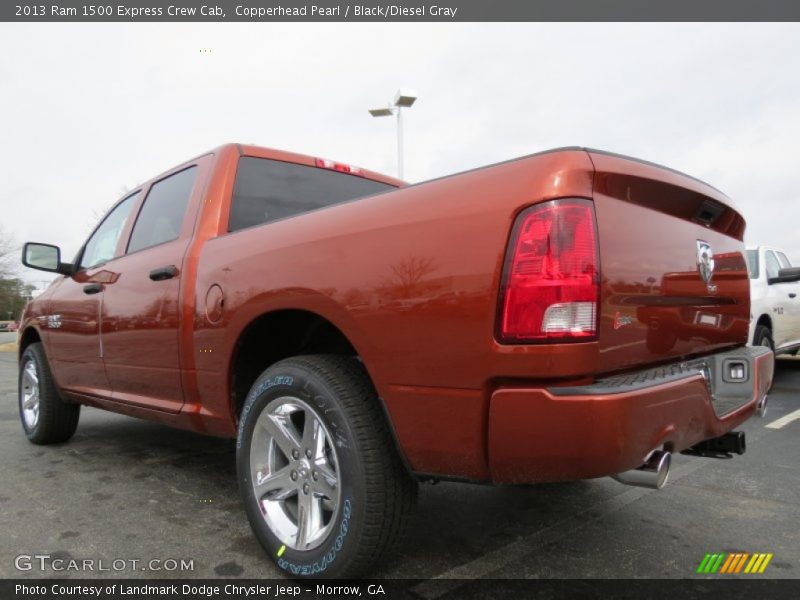 Rear 3/4 View - 2013 Ram 1500 Express Crew Cab