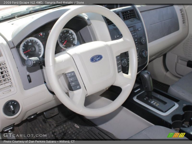 Sangria Red Metallic / Stone 2009 Ford Escape XLS 4WD