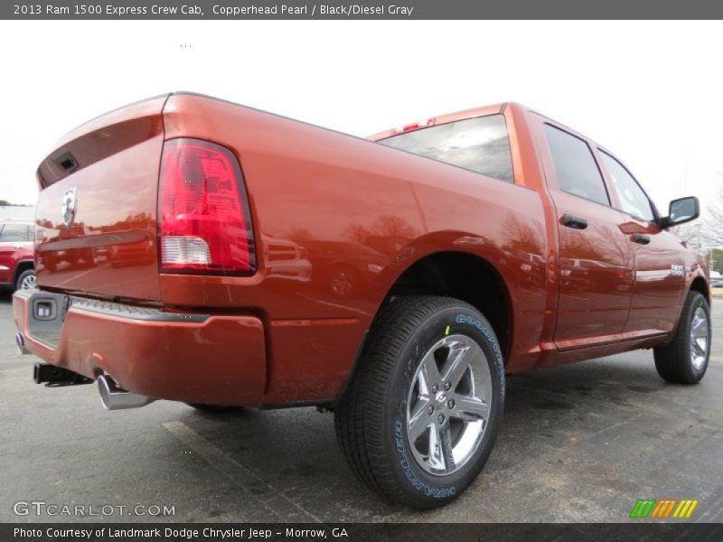 Copperhead Pearl / Black/Diesel Gray 2013 Ram 1500 Express Crew Cab