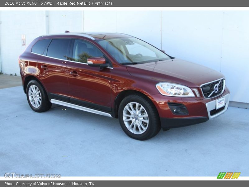 Maple Red Metallic / Anthracite 2010 Volvo XC60 T6 AWD