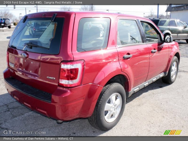 Sangria Red Metallic / Stone 2009 Ford Escape XLS 4WD