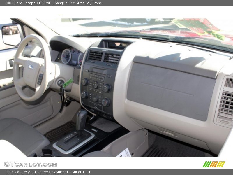 Sangria Red Metallic / Stone 2009 Ford Escape XLS 4WD
