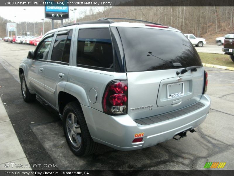 Moondust Metallic / Ebony 2008 Chevrolet TrailBlazer LT 4x4