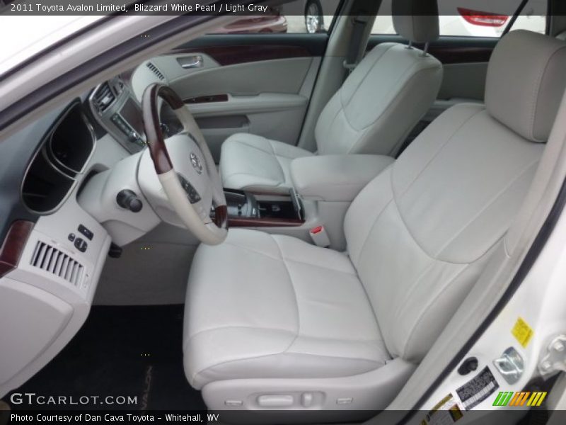 Blizzard White Pearl / Light Gray 2011 Toyota Avalon Limited