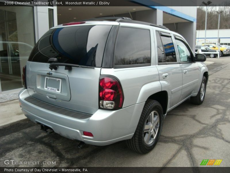 Moondust Metallic / Ebony 2008 Chevrolet TrailBlazer LT 4x4