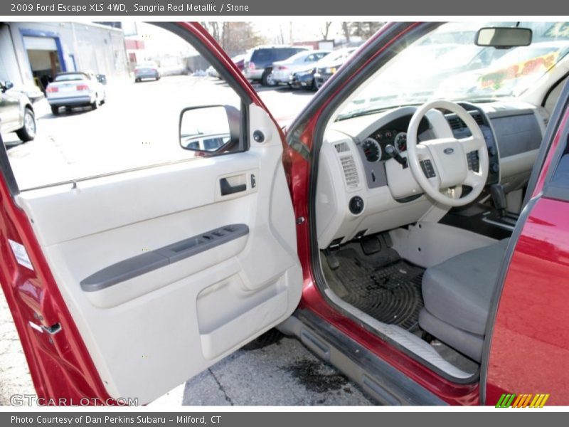 Sangria Red Metallic / Stone 2009 Ford Escape XLS 4WD