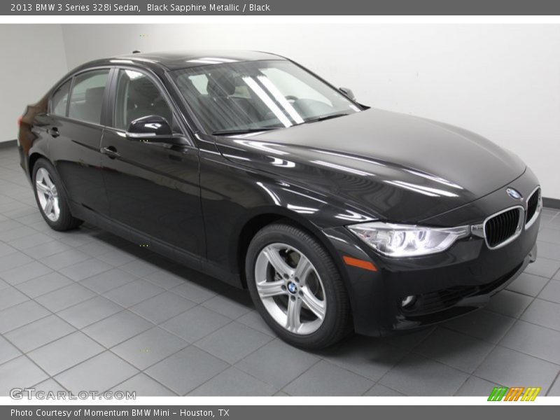 Black Sapphire Metallic / Black 2013 BMW 3 Series 328i Sedan