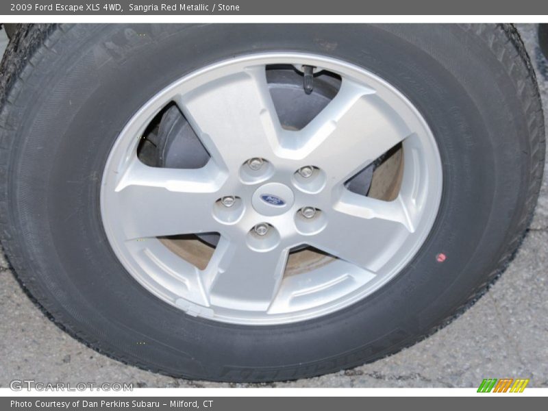 Sangria Red Metallic / Stone 2009 Ford Escape XLS 4WD