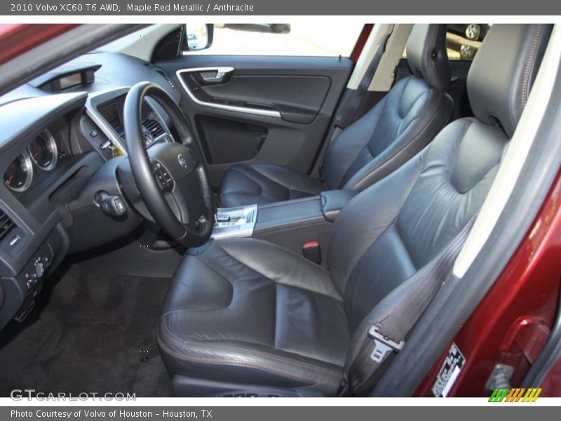 Front Seat of 2010 XC60 T6 AWD